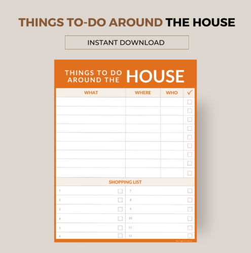 Things To Do Around The House - Image 6