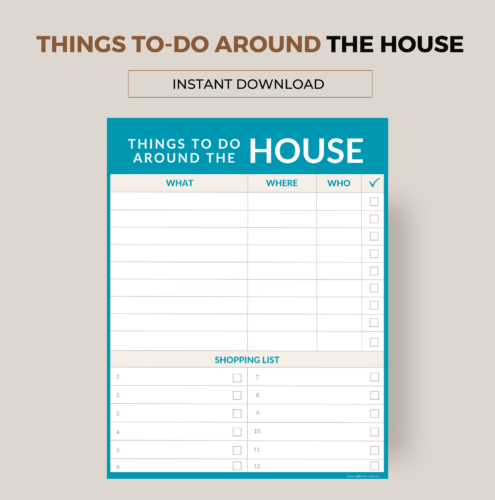 Things To Do Around The House - Image 5