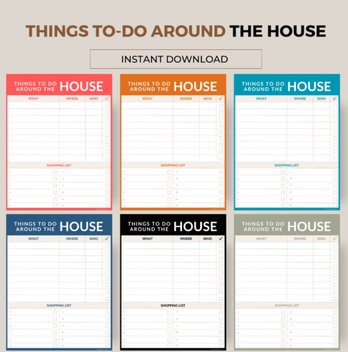 Things To Do Around The House - Image 2