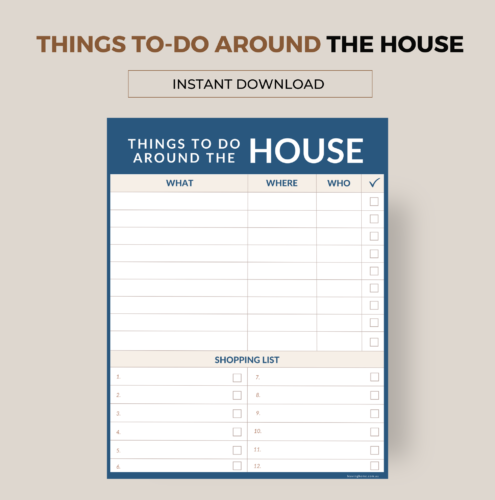 Things To Do Around The House - Image 4