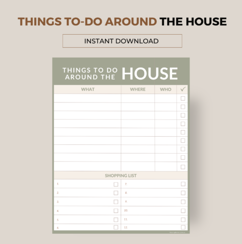 Things To Do Around The House - Image 3